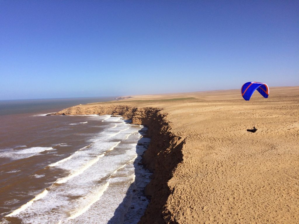 Morocco paragliding