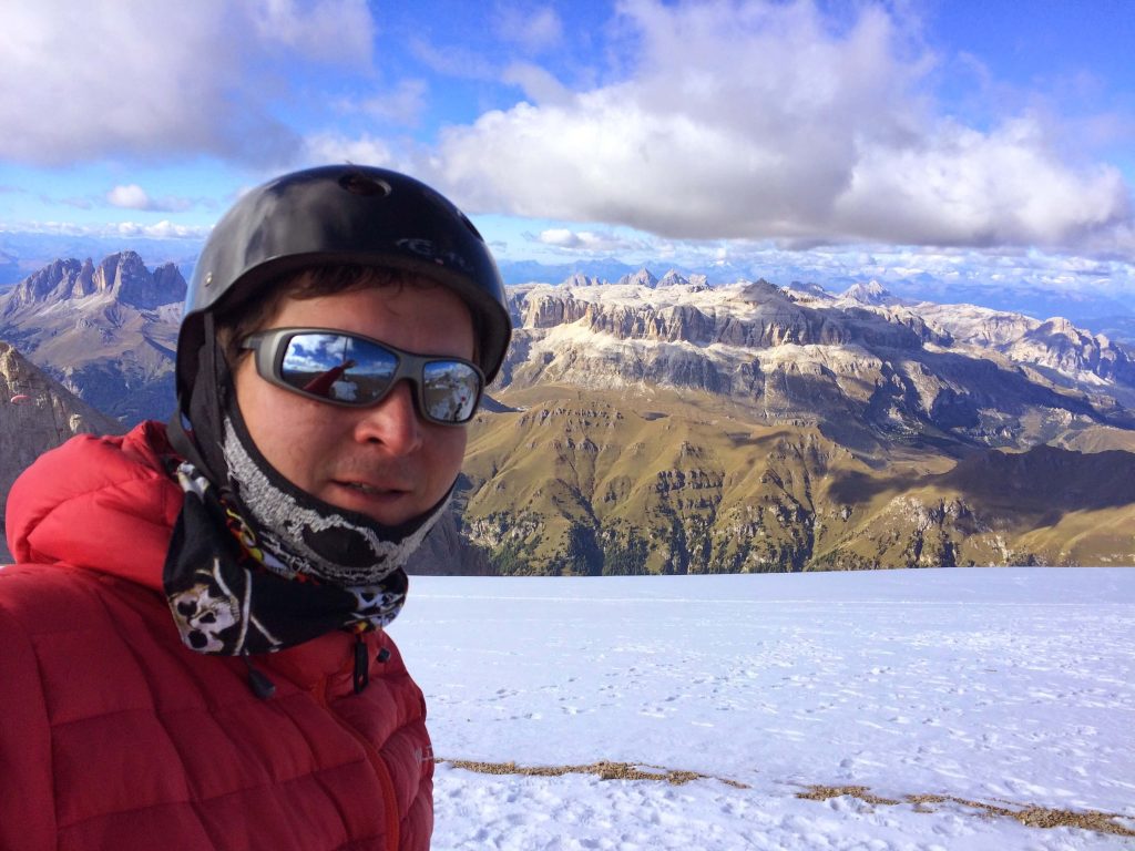 Marmolada landing Dominik Kapica